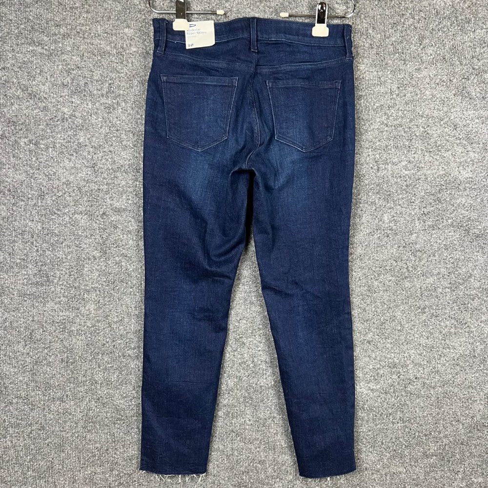 NEW Old Navy‎ Rockstar Women's size 10 Super Skinny Blue Jeans - Picture 2 of 8